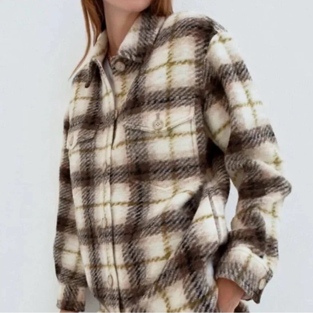 Aritzia Wilfred Free Ganna  Plaid Jacket | Size S | NWT